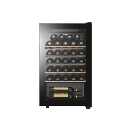 Haier Wine Bank 50 Serie 3 HWS33GG Cantinetta vino con compressore Libera installazione Nero 33 bottiglia/bottiglie