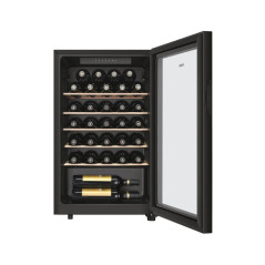 Haier Wine Bank 50 Serie 3 HWS33GG Cantinetta vino con compressore Libera installazione Nero 33 bottiglia bottiglie