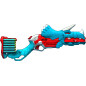 Nerf DinoSquad - Tricera-blast (blaster con alloggiamento per caricamento di 3 dardi, con supporto dardi e design dinosauro