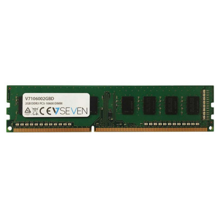 V7 2GB DDR3 PC3-10600 - 1333mhz DIMM Desktop Módulo de memoria - V7106002GBD