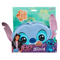 Purse Pets , Disney Stitch, Borsetta per Bambine con Oltre 30 Suoni e Reazioni, Giocattolo Interattivo, Borsa a Tracolla,