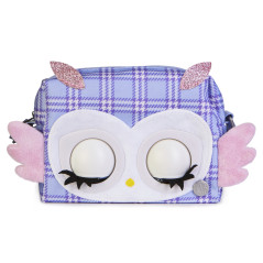 Purse Pets , Print Perfect Hoot Couture Owl, animale giocattolo e borsa interattiva con oltre 30 effetti sonori e reazioni,