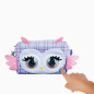 Purse Pets , Print Perfect Hoot Couture Owl, animale giocattolo e borsa interattiva con oltre 30 effetti sonori e reazioni,