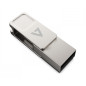 V7 VF3128GTC unità flash USB 128 GB USB Type-A / USB Type-C 3.2 Gen 1 (3.1 Gen 1) Argento