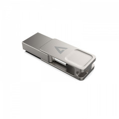 V7 VF364GTC unità flash USB 64 GB USB Type-A   USB Type-C 3.2 Gen 1 (3.1 Gen 1) Argento