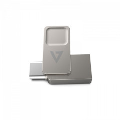 V7 VF364GTC unità flash USB 64 GB USB Type-A   USB Type-C 3.2 Gen 1 (3.1 Gen 1) Argento