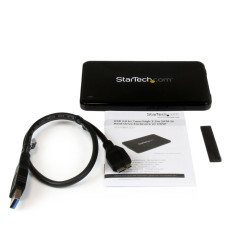 StarTech.com Enclosure esterno slim per disco rigido USB 3.0 a SATA 2.5" SSD HDD con UASP da 7mm