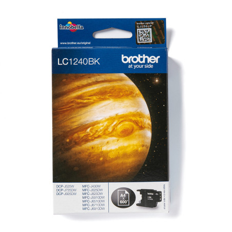 Brother LC1240BK cartuccia d'inchiostro 1 pz Originale Nero