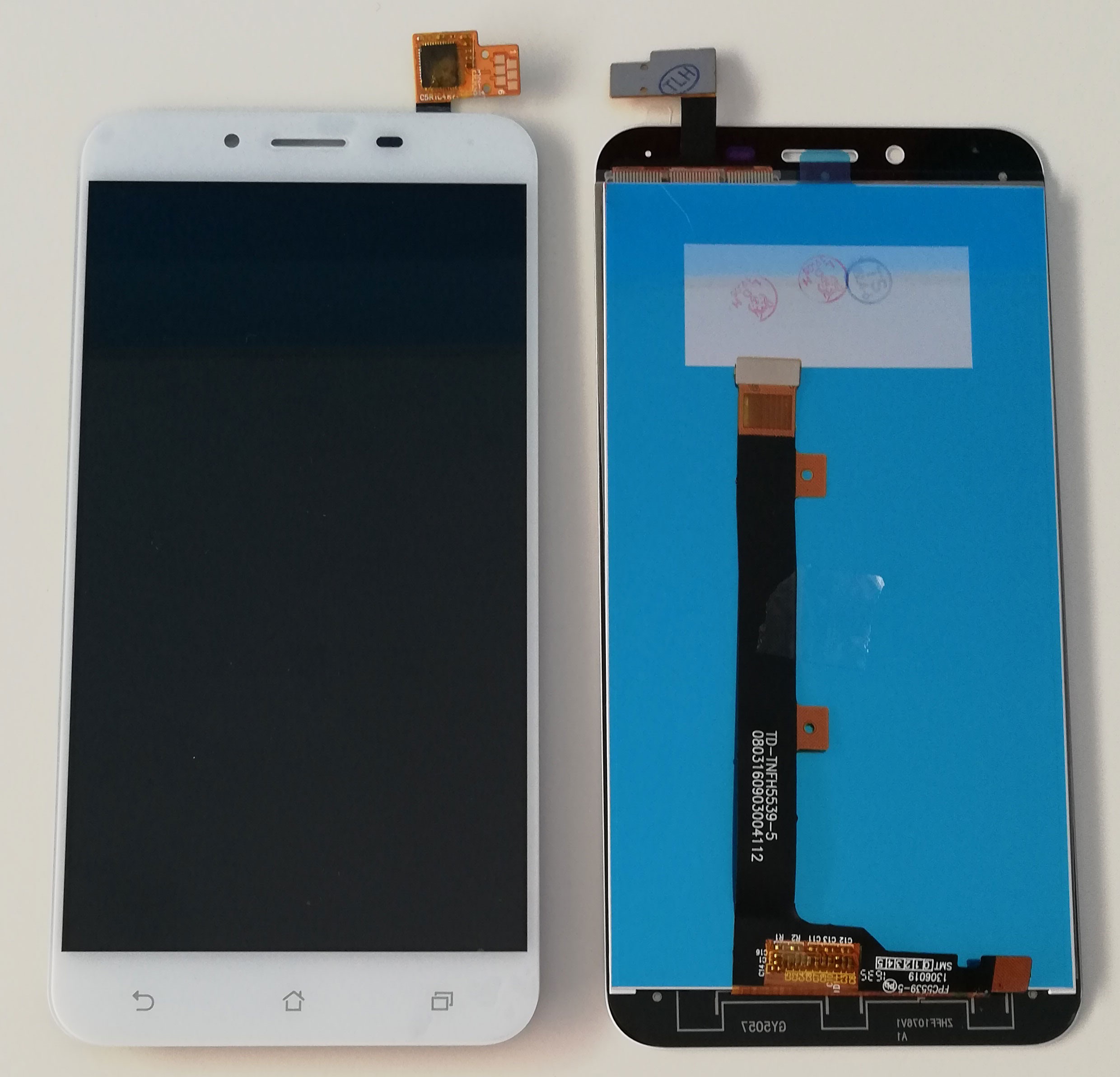 Lcd Display For Asus Zenfone 3 Max Zc553kl X00dd X00ds White Touch