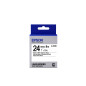 Epson Nastro fondo Standard Bianco per testo Nero 24/09 LK-6WBN