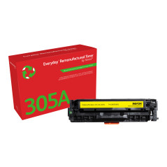 Everyday Toner rigenerato ™ di Xerox Giallo compatibile con HP 305A (CE412A), Capacità standard