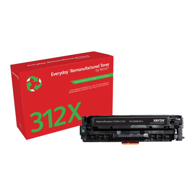 Everyday Toner rigenerato ™ di Xerox Nero compatibile con HP 312X (CF380X), High capacity