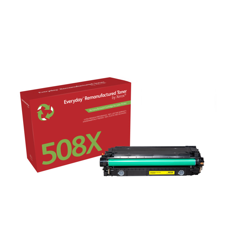 Everyday Toner rigenerato ™ di Xerox Giallo compatibile con HP 508X (CF362X), High capacity