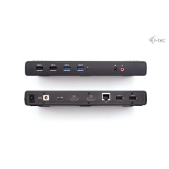 i-tec USB 3.0   USB-C   Thunderbolt Dual Display Docking Station + Power Delivery 100W