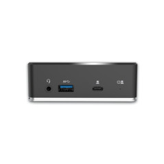 V7 Docking station USB-C universale con due porte HDMI, jack audio combinato da 3,5 mm, Gigabit Ethernet, 3 x porte USB 3.1 ed