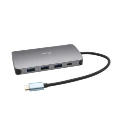 i-tec Metal USB-C Travel Nano Dock HDMI/VGA with LAN + Power Delivery 100 W