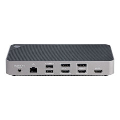 StarTech.com Docking station USB-C per Tre Monitor - Dock USB C Triplo HDMI DP 4K - Hub USB a 5 Porte - GbE - PD 100W - Docking