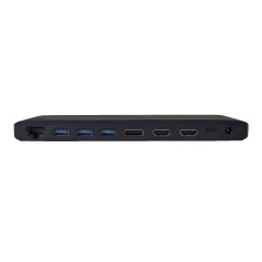 V7 DOCKUCPT3D replicatore di porte e docking station per laptop Cablato USB 3.2 Gen 2 (3.1 Gen 2) Type-C Nero