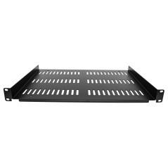 StarTech.com Mensola Rack 19" 1U - Ripiano Ventilato per Armadio Rack 19 pollici a sbalzo per Dispositivi e Apparecchiature di