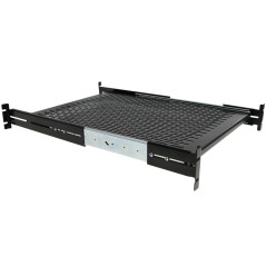 StarTech.com Ripiano scorrevole per montaggio a rack profondità regolabile con fessure 2U – 22.7kg