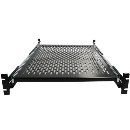 StarTech.com Ripiano scorrevole per montaggio a rack profondità regolabile con fessure 2U – 22.7kg