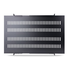 StarTech.com Ripiano 1U regolabile ventilato per rack 19" - Robusto ripiano per armadio server rack 19 pollici - Mensola