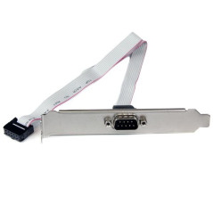 StarTech.com Piastra slot 16'' (40 cm) da seriale maschio 9 pin a header scheda madre 10 pin