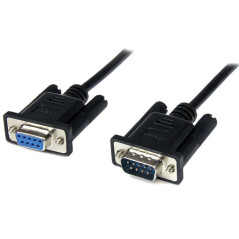 StarTech.com Cavo seriale null modem DB9 RS232 nero 2 m - F M