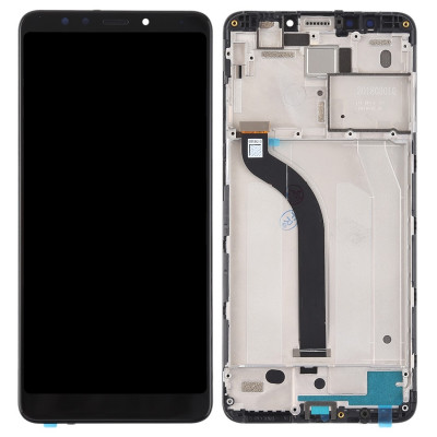 Lcd-Anzeige + Berührungsbildschirm + Rahmen Für Xiaomi Redmi 5 Mdg1 Schwarz