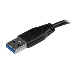 StarTech.com Cavo USB 3.0 Tipo A a Micro B slim - Connettore USB3.0 A a Micro B slim SuperSpeed M M - 15cm