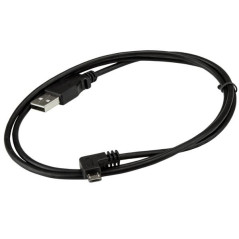 StarTech.com Cavo di ricarica e sincronizzazione micro USB da 1 m - USB-A a Micro B ad angolo destro - M M - 0,25mm²