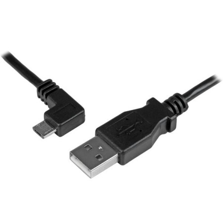 StarTech.com Cavo di ricarica e sincronizzazione micro USB da 1 m - USB-A a Micro B ad angolo sinistro - M/M - 0,25mm²