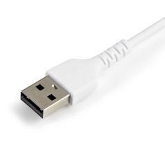 StarTech.com Cavo da USB-A a Lightning da 30cm bianco - Robusto e resistente cavo di alimentazione sincronizzazione in fibra