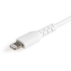 StarTech.com Cavo da USB-A a Lightning da 30cm bianco - Robusto e resistente cavo di alimentazione sincronizzazione in fibra