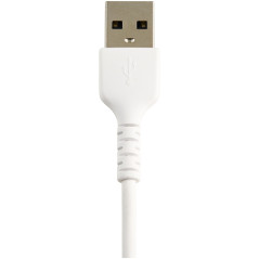 StarTech.com Cavo da USB-A a Lightning da 30cm bianco - Robusto e resistente cavo di alimentazione sincronizzazione in fibra