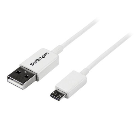 StarTech.com Cavo micro USB bianco 0,5 m - A a Micro B