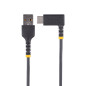 StarTech.com Cavo da USB-A a USB-C a 90° da 30cm - Cavetto di Ricarica Veloce USB Tipo C per uso intensivo - Cavo Dati da USB