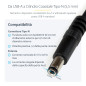 StarTech.com Cavo di alimentazione USB a barilotto tipo N 1 m 5 V CC - USB A a CC 5,5 mm