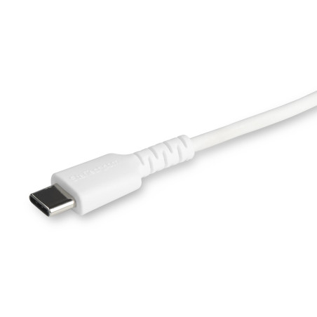 StarTech.com Cavo durevole da USB-C a Lightning da 1m bianco - Cavo di alimentazione/sincronizzazione in Fibra aramidica