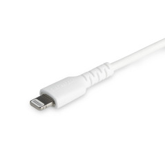 StarTech.com Cavo durevole da USB-C a Lightning da 1m bianco - Cavo di alimentazione sincronizzazione in Fibra aramidica