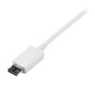 StarTech.com Cavo micro USB bianco 2 m - A a Micro B