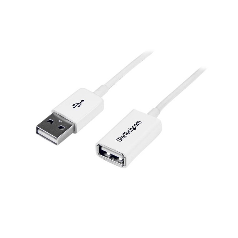 StarTech.com Cavo di prolunga USB 2.0 da 1 m A ad A - M/F, colore bianco