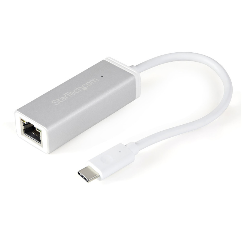 StarTech.com Adattatore di rete USB-C a RJ45 Gigabit Ethernet Gbe - M/F - Argento