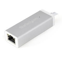 StarTech.com Adattatore di rete USB-C a RJ45 Gigabit Ethernet Gbe - M F - Argento