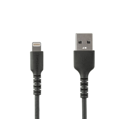 StarTech.com Cavo da USB-A a Lightening bianco da 1m di colore nero - Robusto e resistente cavo di