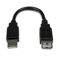 StarTech.com Cavo adattatore di prolunga USB 2.0 da 15 cm A ad A - M F