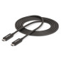 StarTech.com A40G2MB-TB4-CABLE Cavo Thunderbolt 2 m 40 Gbit/s Nero