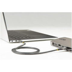 StarTech.com Cavo USB tipo C da 2m - Cavo da USB-C a USB- C certificato USB-IF 5Gbps - Cavo USB 3.1 3.2 Gen 2 Type-C - 100W