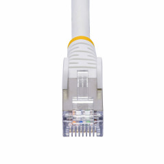 StarTech.com Cavo Ethernet CAT8 bianco da 1m, RJ45 Snagless, 25G 40G, 2000MHz, 100W PoE++, S FTP, cavo lan in rame puro 26AWG,