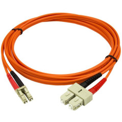 StarTech.com Cavo patch duplex in fibra multimodale 50 125 2 m LC - SC